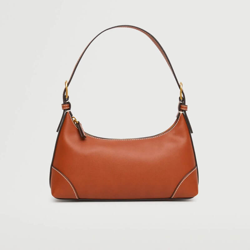 Leather effect baguette bag (Demo)