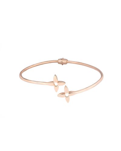 Gold Bracelet With Flowers (Demo)