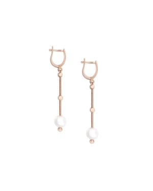 Gold Earrings With Pearls (Demo)