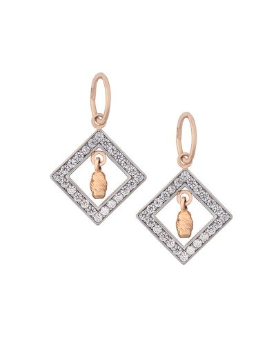 Gold Earrings With Diamonds (Demo)