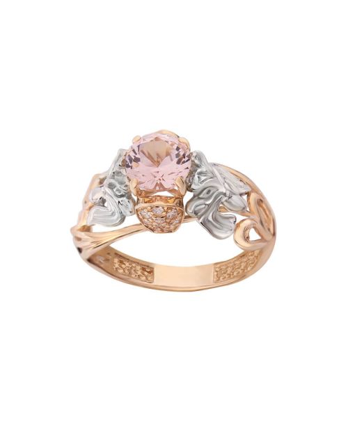 Gold Ring With Pink Stone (Demo)