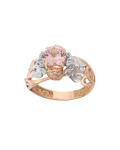 Gold Ring With Pink Stone (Demo)